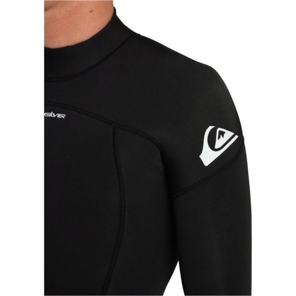 2026 Quiksilver Mens Prologue+ 3/2mm Back Zip Flatlock Wetsuit 25AW213514 - Black